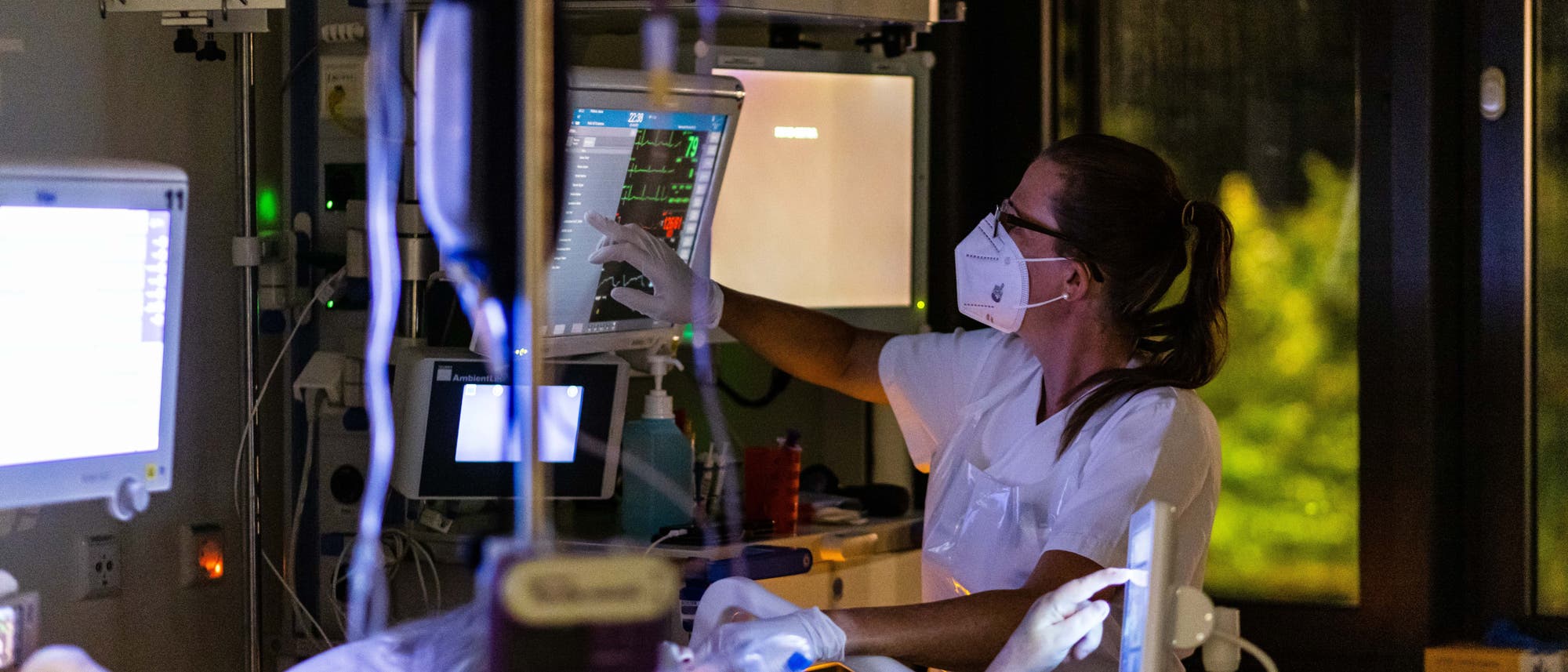 Die stellvertretende Stationsleiterin arbeitet nachts auf einer Intensivstation des Uniklinikums Freiburg. Die stellvertretende Stationsleiterin arbeitet nachts auf einer Intensivstation des Uniklinikums Freiburg.