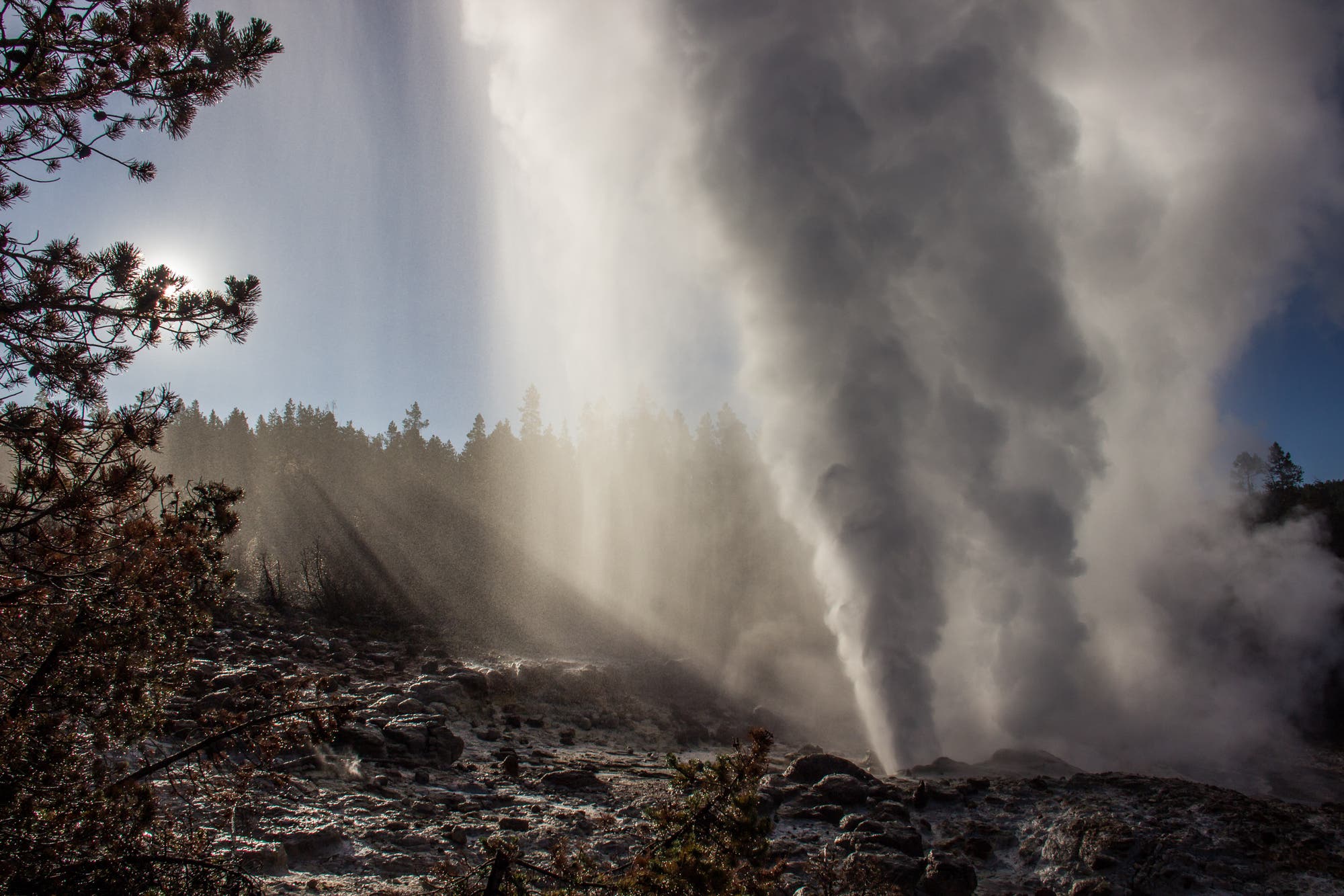 Geysir »Steamboat« Geysir »Steamboat«