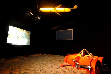 Forschungsgeräte in der Ausstellung "Ozean der Zukunft"