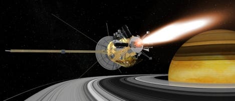 Durchflug durch Saturns Ring Durchflug durch Saturns Ring