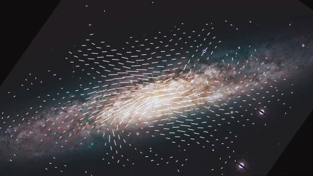Wie übergeordnete galaktische Magnetfelder entstehen