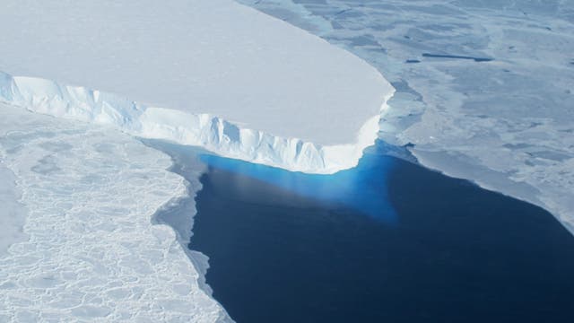 Thwaites-Gletscher in der Antarktis