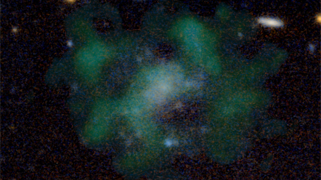 Gas in der Galaxie AGC 114905.