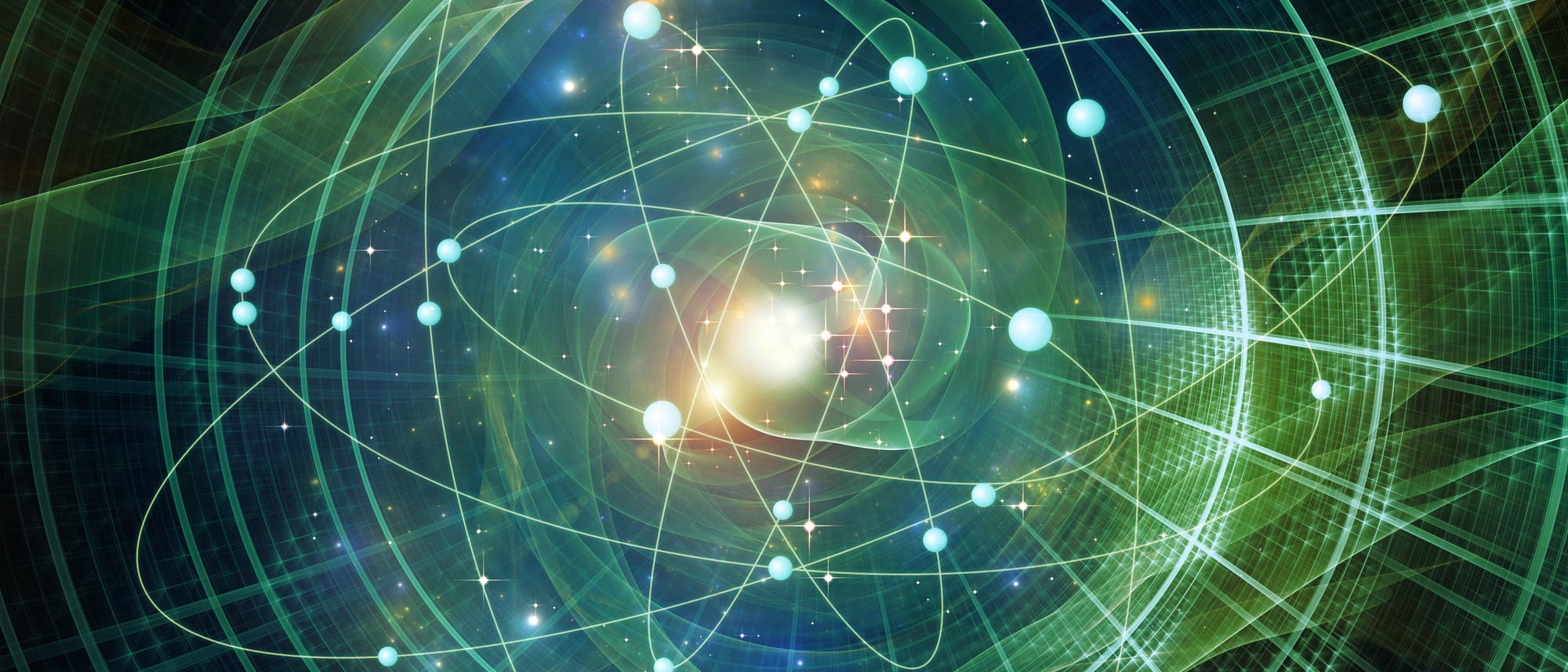 Atom mit Elektronen (Symbolbild) Atom mit Elektronen (Symbolbild)