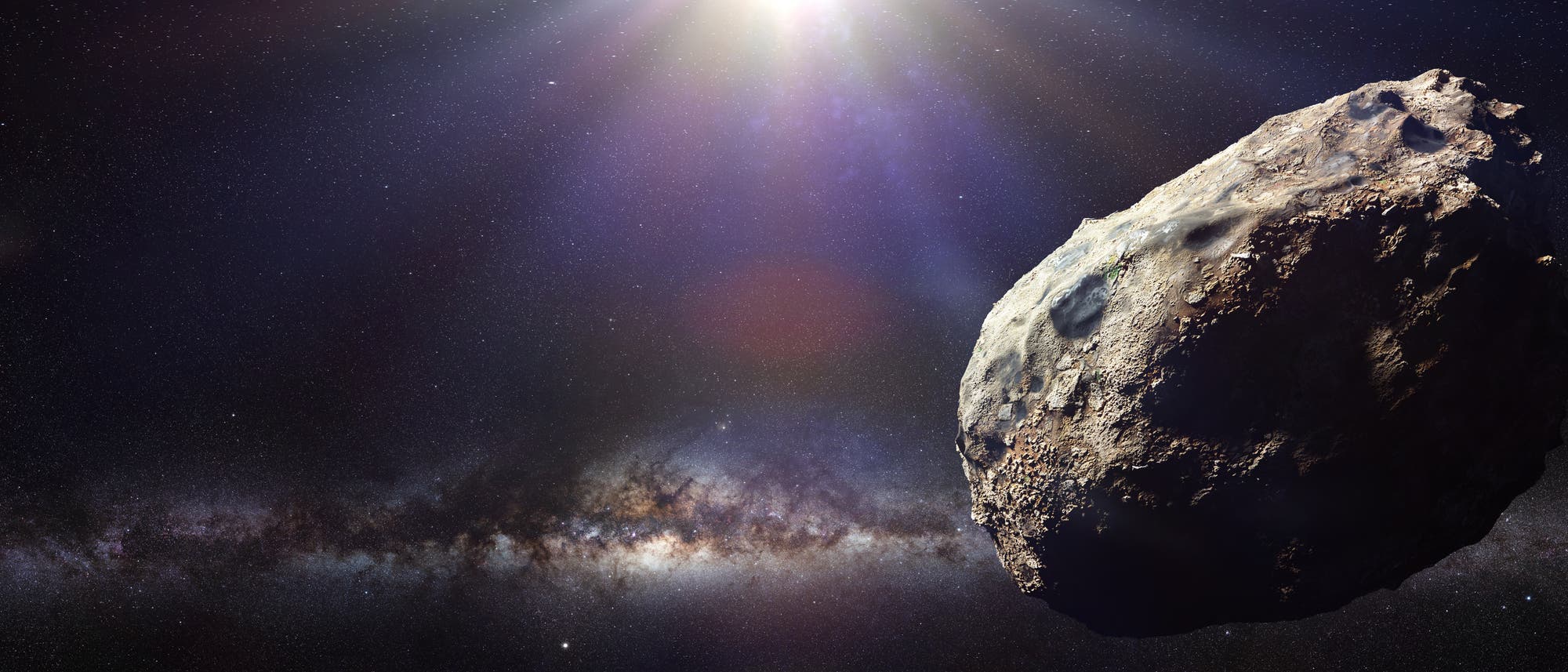 Asteroid (künstlerische Darstellung) Asteroid (künstlerische Darstellung)