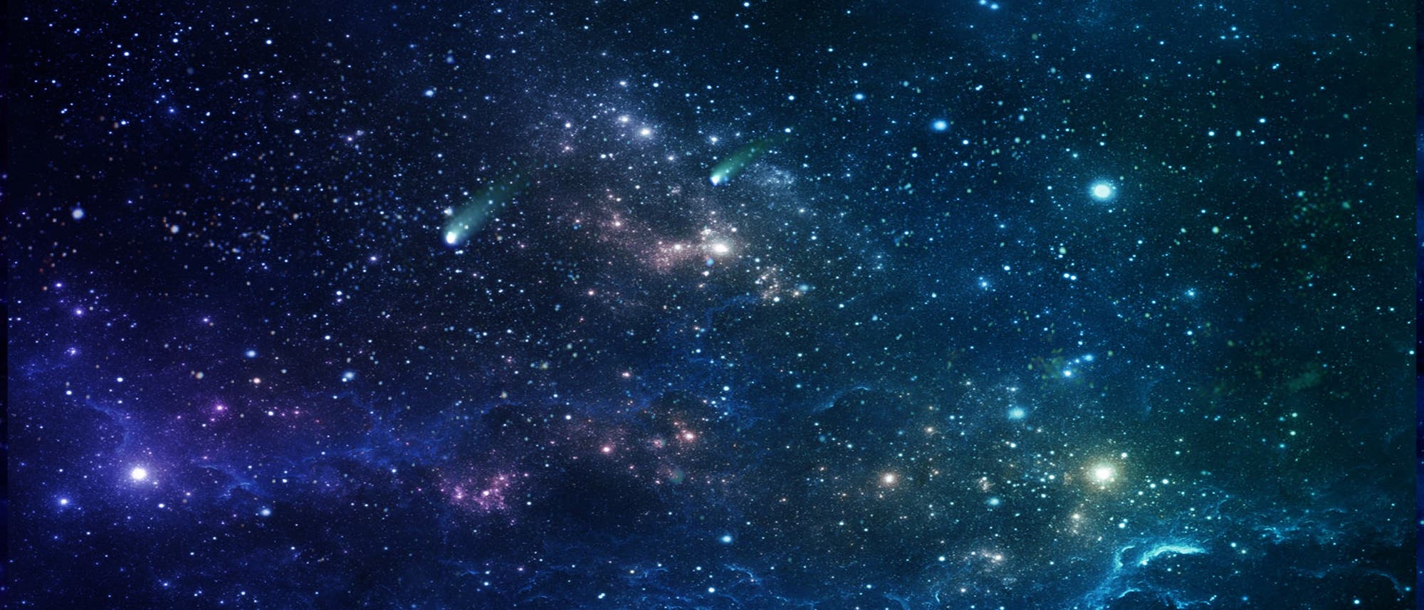 Ein fiktiver Sternenhimmel mit deutlich intensiveren Farben Ein fiktiver Sternenhimmel mit deutlich intensiveren Farben