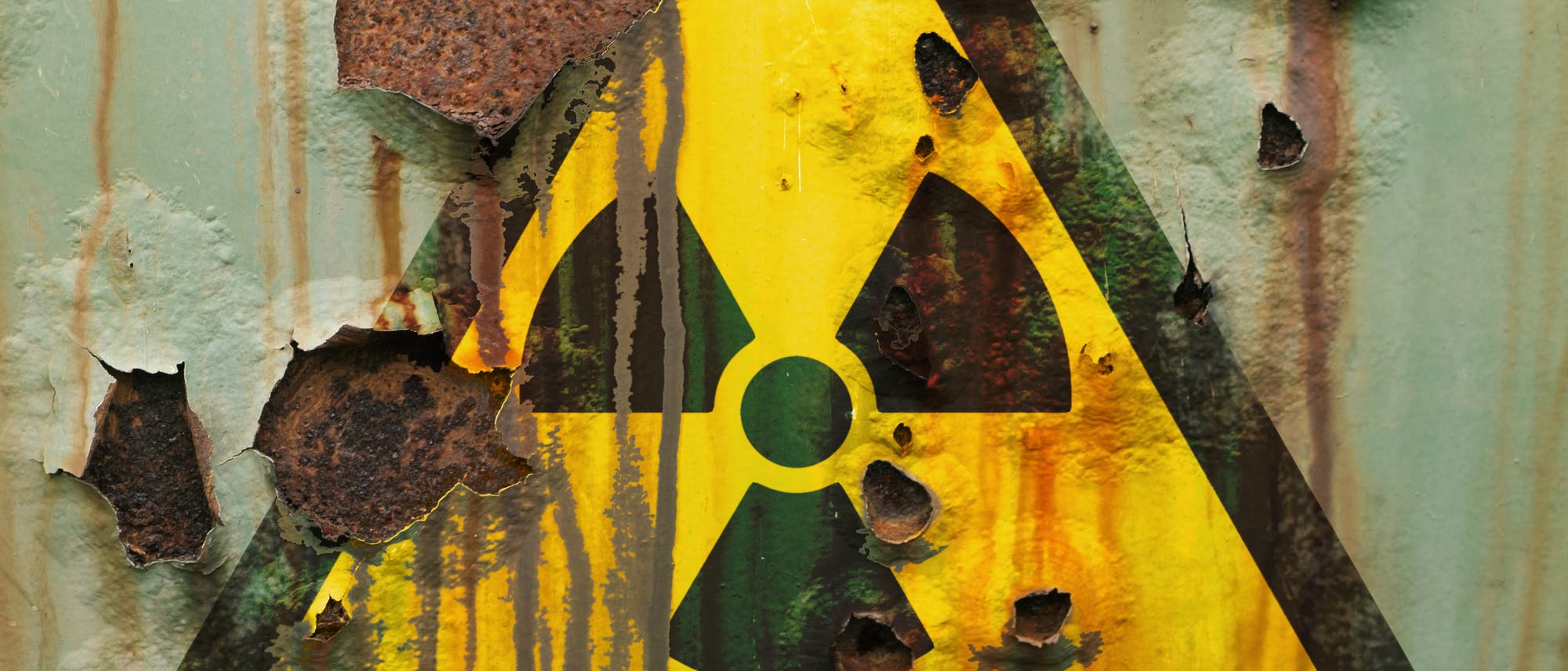 Verrostetes Atommüllfass Verrostetes Atommüllfass
