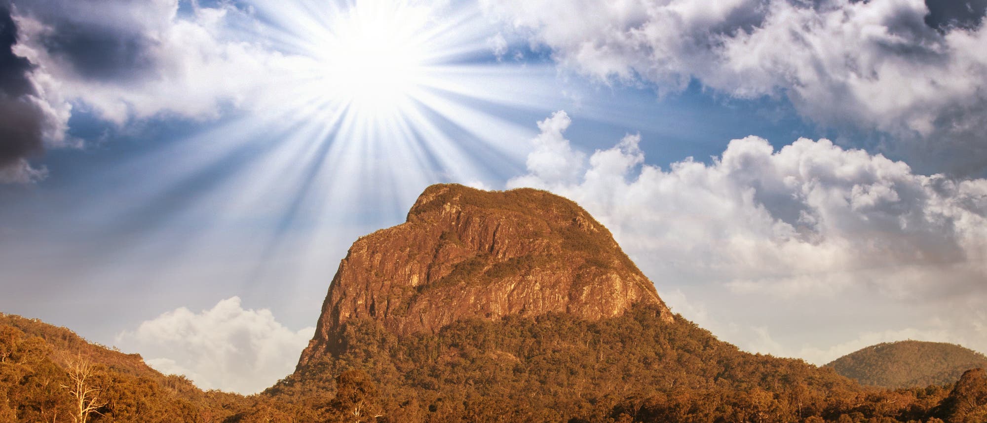 Dramatische Landschaft in Queensland, Australien Dramatische Landschaft in Queensland, Australien