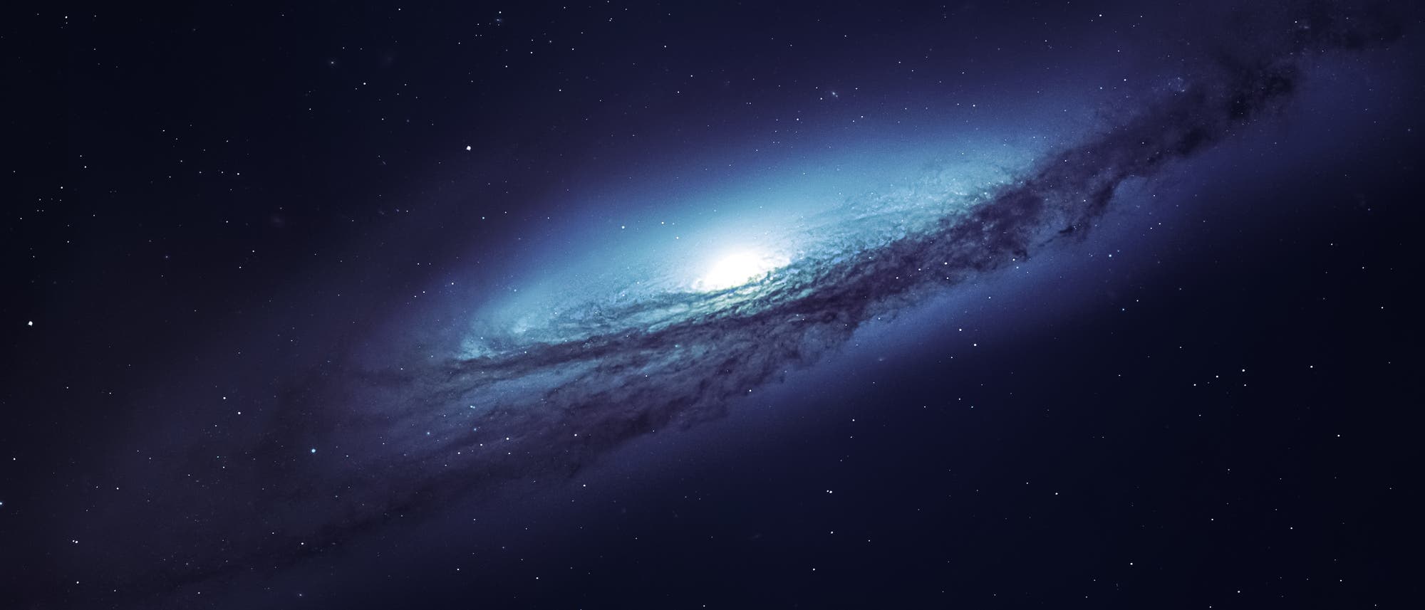 Spiralgalaxie (künstlerische Darstellung nach NASA-Motiven)