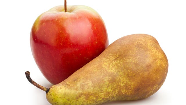 Apfel und Birne