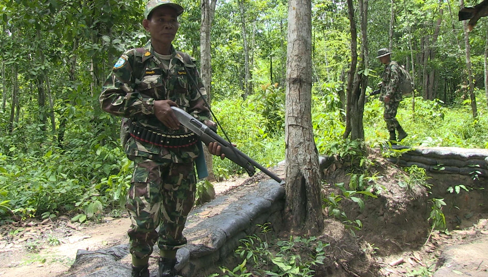 Bewaffneter Ranger in Thailand