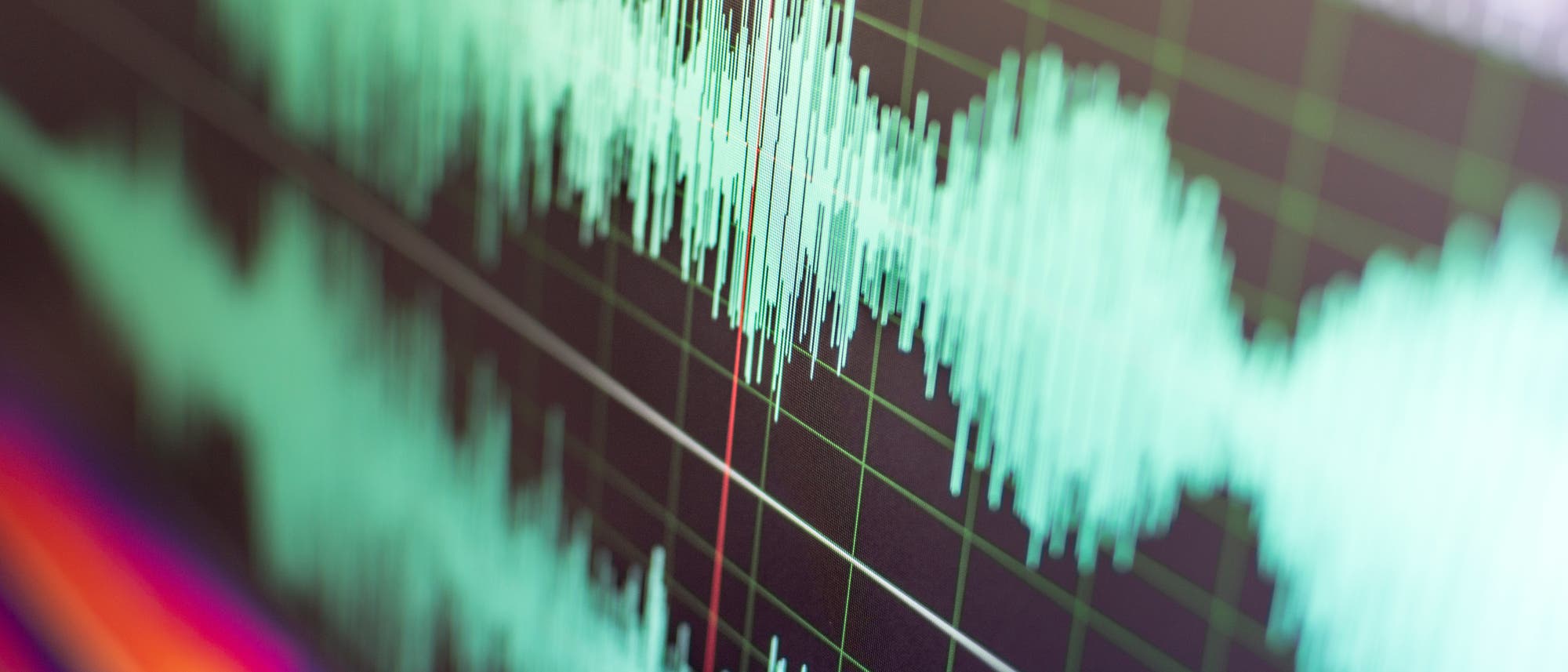 Audiosignale auf einem Anzeigegerät Audiosignale auf einem Anzeigegerät