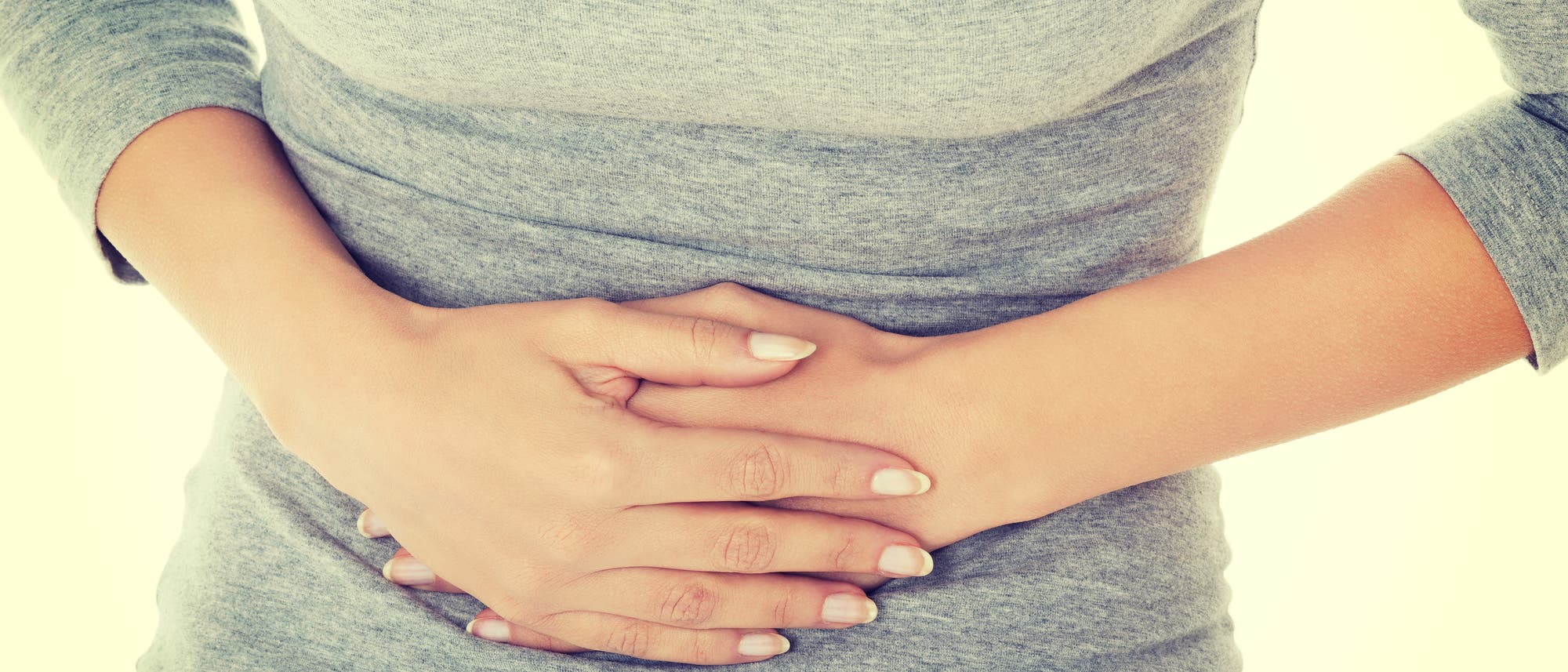 Hände auf Bauch Hände auf Bauch