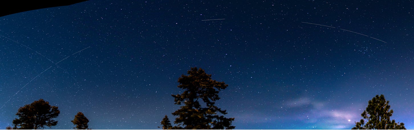 Planeten am Nachthimmel von Tucson