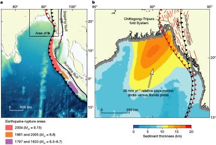 Verlauf der Grabensysteme im Indischen Ozean