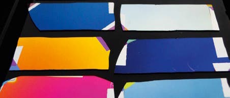 Displayfolie farbig Displayfolie farbig