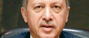 der türkische Politiker Erdogan der türkische Politiker Erdogan