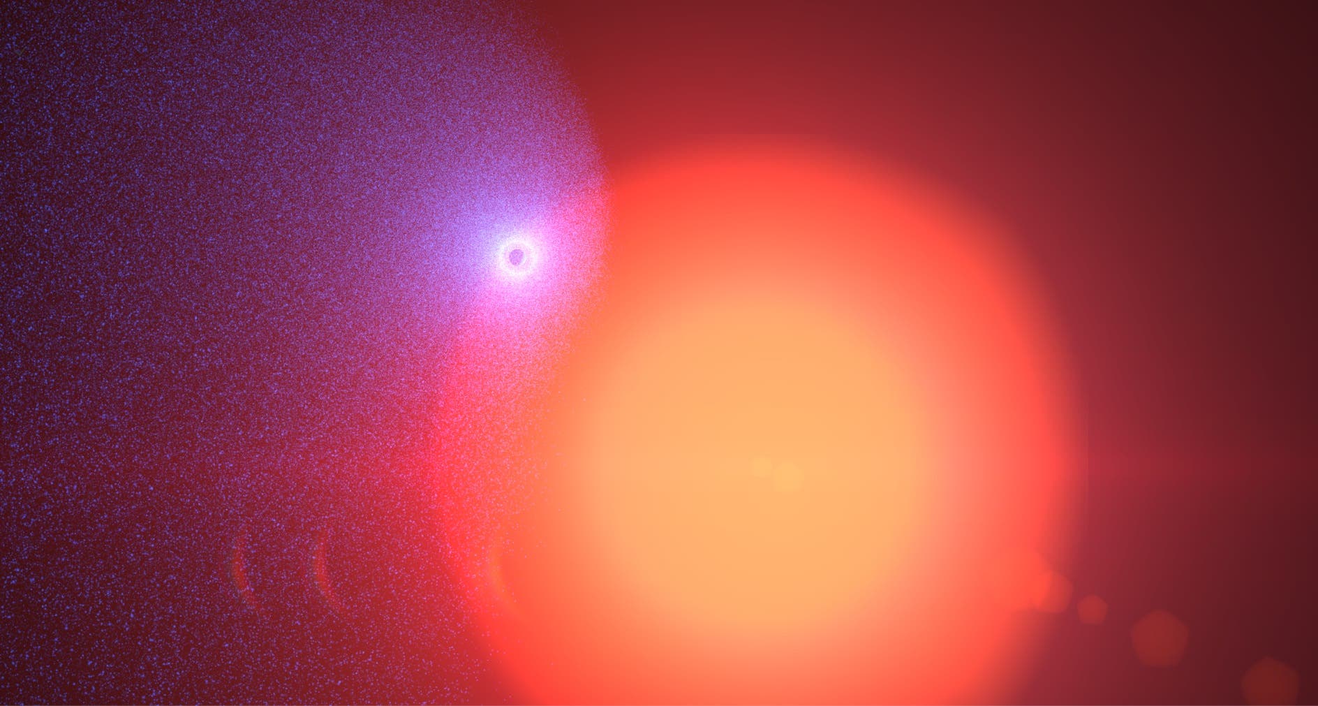 Der Exoplanet GJ 436b (künstlerische Darstellung)