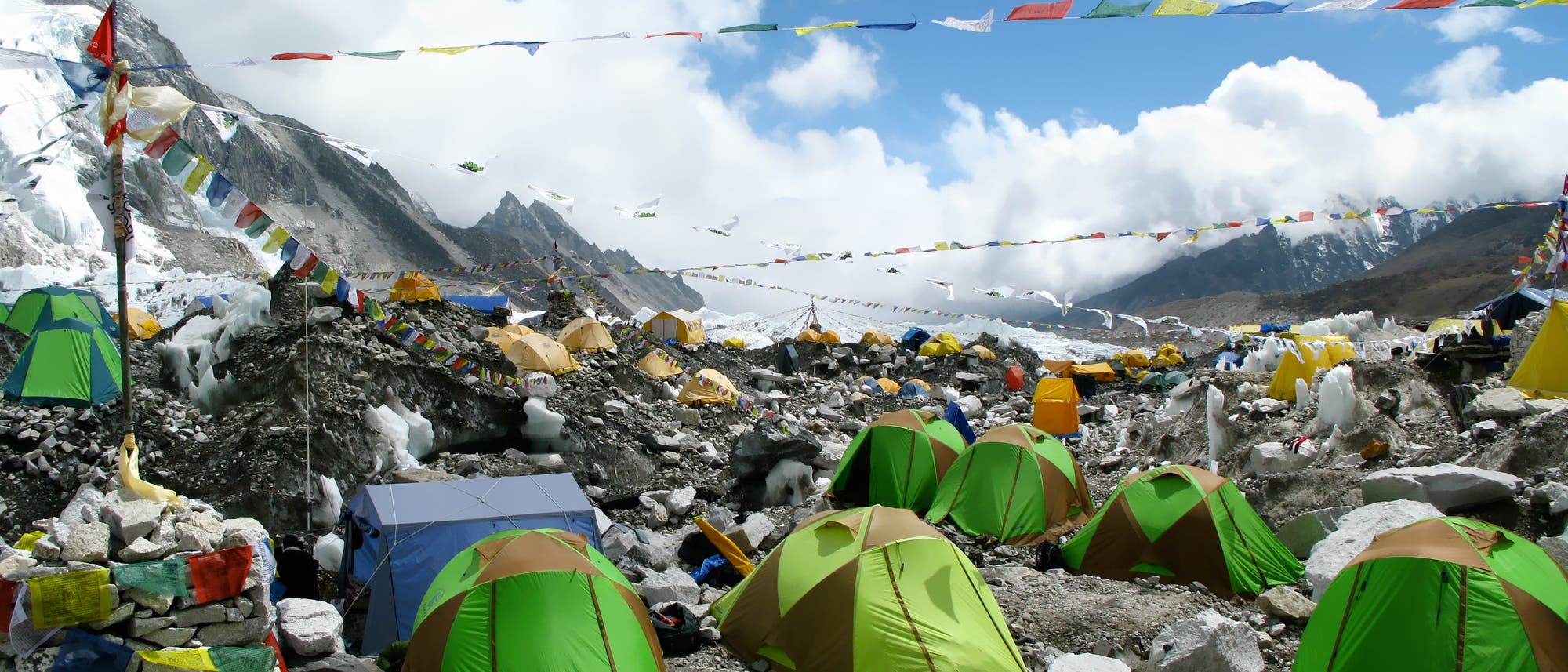 Basiscamp am Mount Everest Basiscamp am Mount Everest