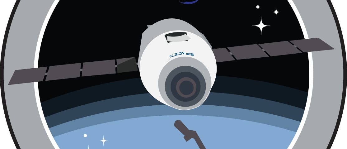 SpaceX COTS2-Mission Patch SpaceX COTS2-Mission Patch