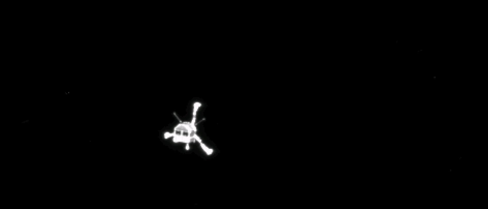 Rosetta schießt Abschiedsfoto von Philae Rosetta schießt Abschiedsfoto von Philae