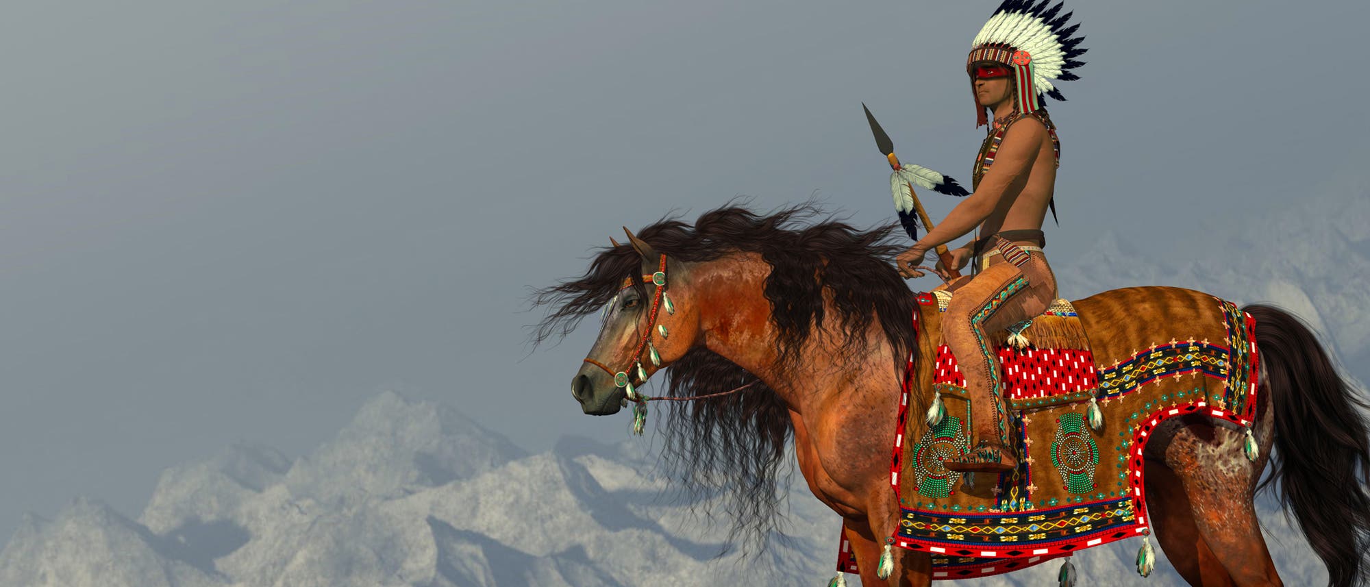 US-amerikanischer Indianer US-amerikanischer Indianer