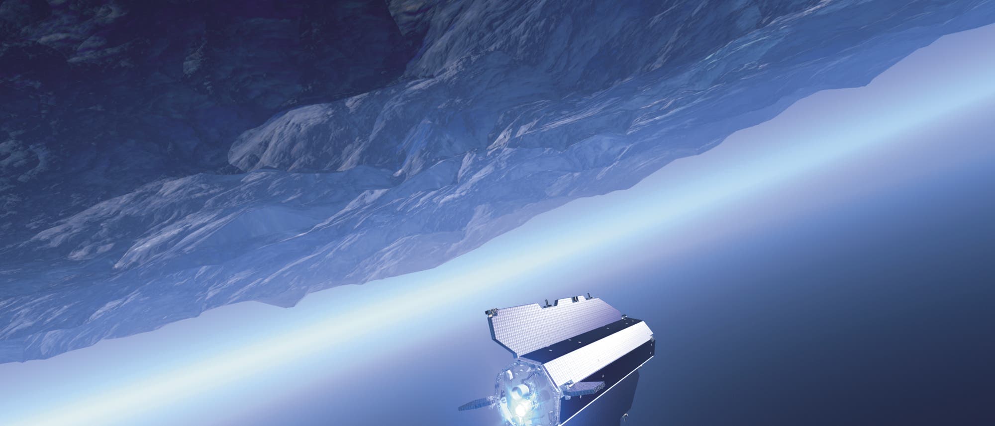 GOCE-Satellit im All GOCE-Satellit im All