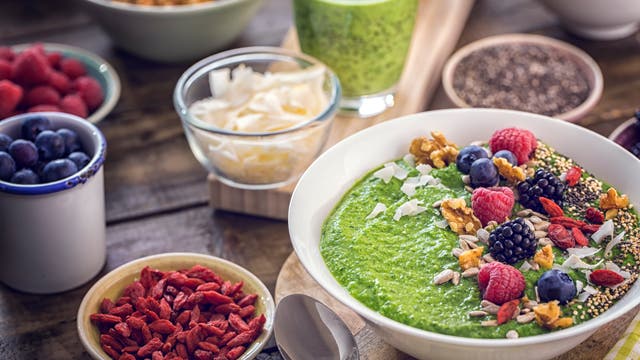 Superfood - oder einfach nur leckeres Obst Gemse und anderes Essen