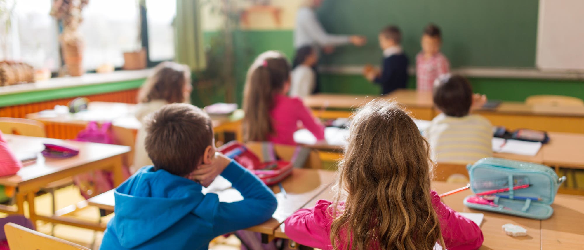 Klassenzimmer in einer Grundschule Klassenzimmer in einer Grundschule