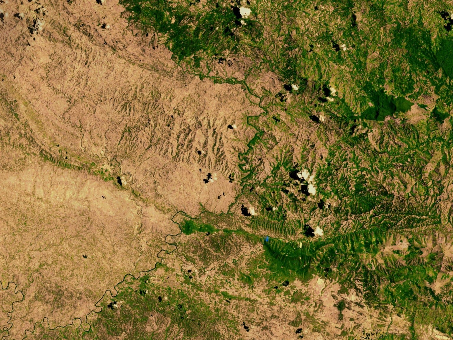 Entwaldung in Haiti