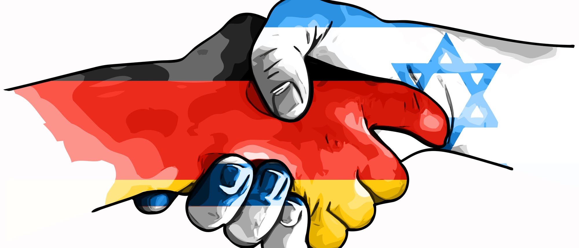 Handschlag Israel - Deutschland Handschlag Israel - Deutschland