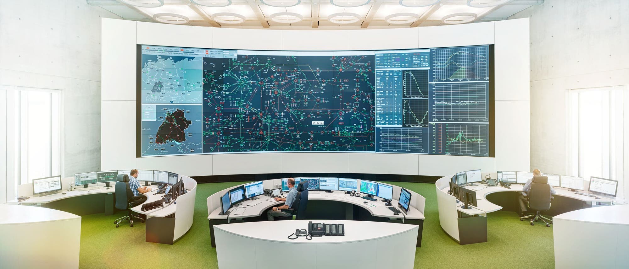 Von Wendlingen aus steuert TransnetBW sein gesamtes Netz Von Wendlingen aus steuert TransnetBW sein gesamtes Netz
