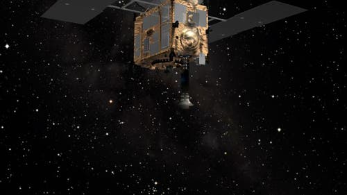 Die japanische Asteroidensonde Hayabusa