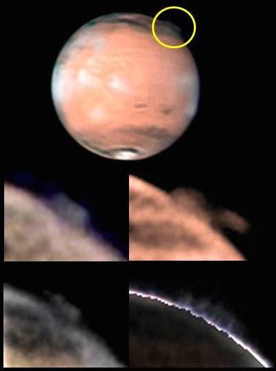 Mysteriöse Wolke über dem Mars II