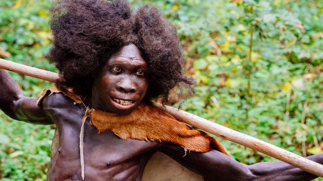 Ein Junge aus Afrika, wie er vor zirka 1,6 Millionen Jahren ausgesehen haben könnte.