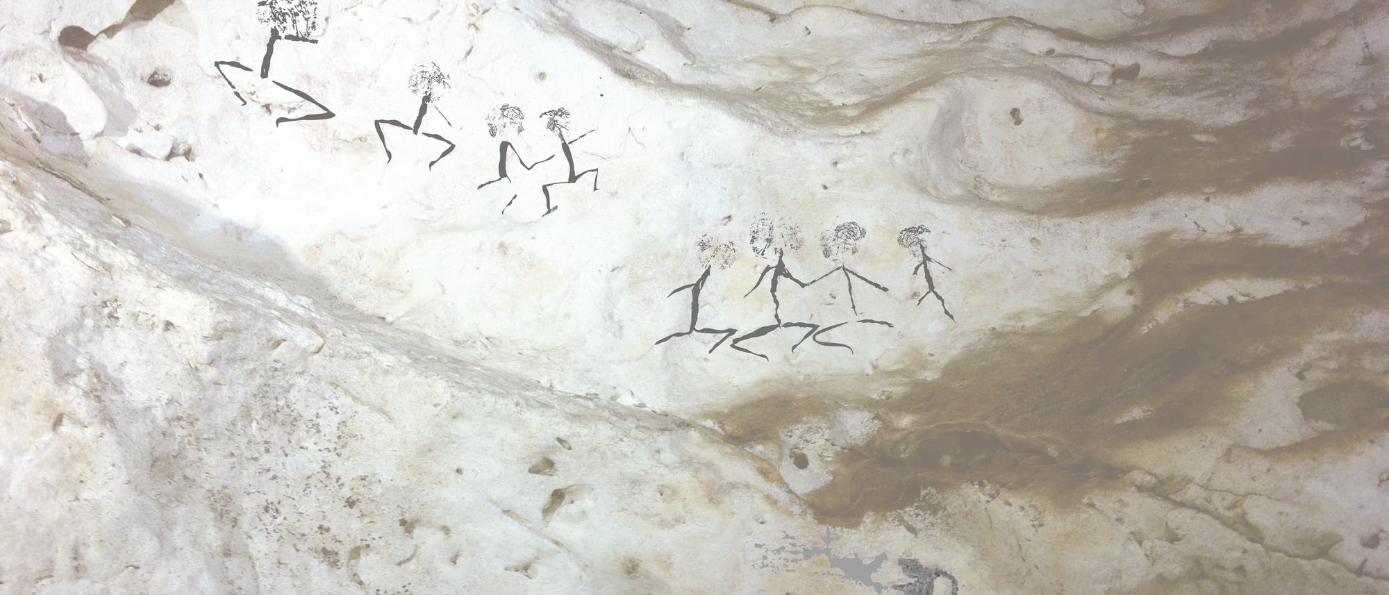 Diese Darstellungen von Menschen gehören mit bis zu 20 000 Jahren Alter zu den jüngeren Höhlenkunstwerken Indonesiens und zeigen, dass sich der Stil der Abbildungen schon während der letzten Kaltzeit immer wieder änderte. Diese Darstellungen von Menschen gehören mit bis zu 20 000 Jahren Alter zu den jüngeren Höhlenkunstwerken Indonesiens und zeigen, dass sich der Stil der Abbildungen schon während der letzten Kaltzeit immer wieder änderte.