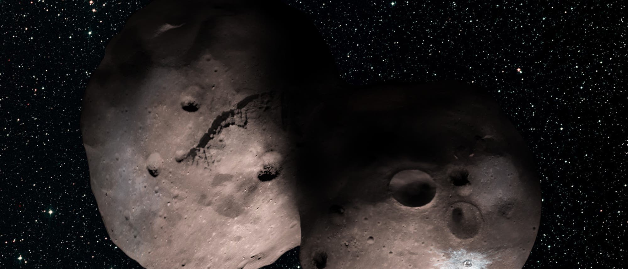 Wie könnte das Kuipergürtelobjekt 2014 MU69 aussehen? Wie könnte das Kuipergürtelobjekt 2014 MU69 aussehen?