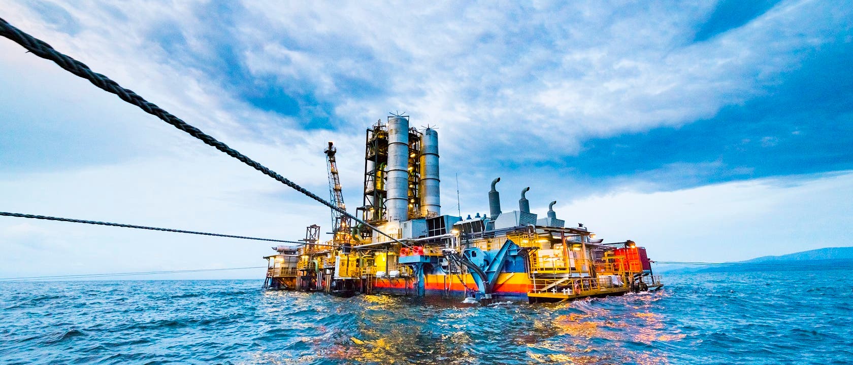 Die Förderplattform von KivuWatt Die Förderplattform von KivuWatt