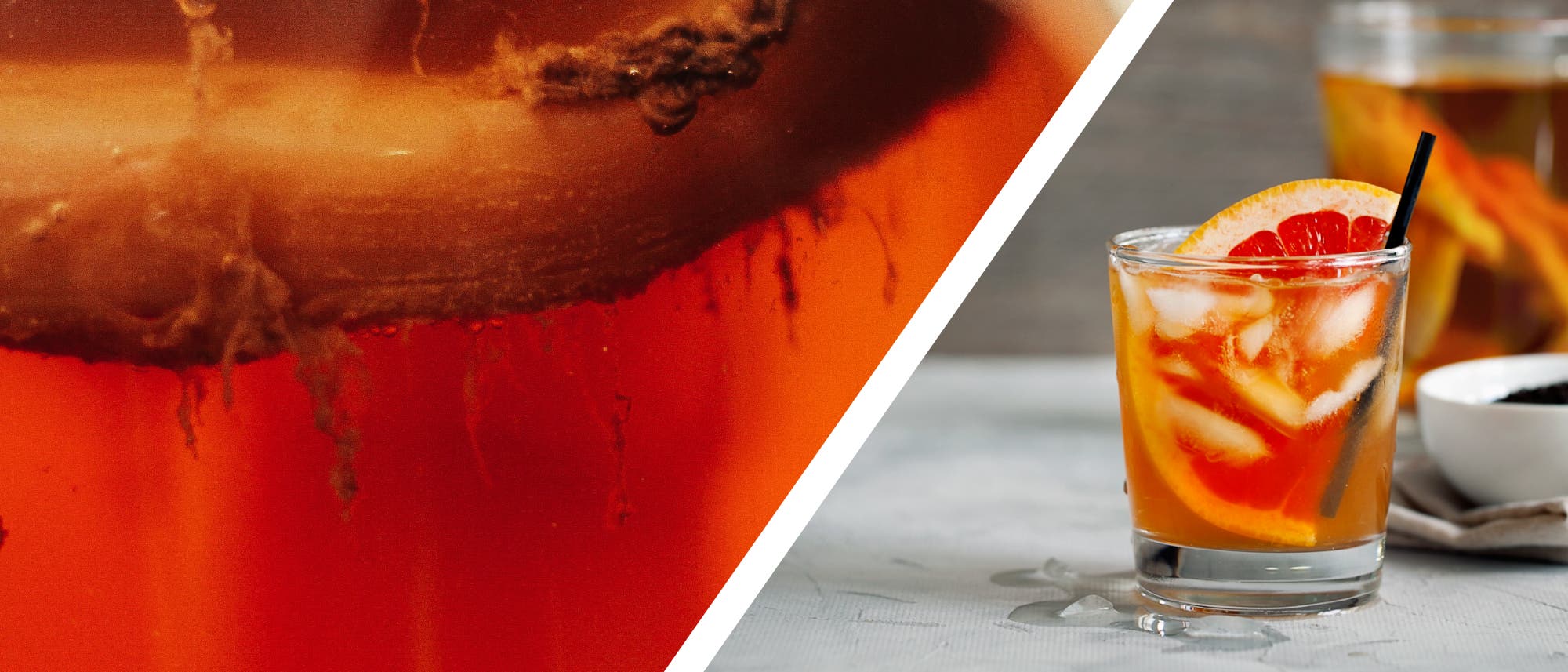 Kombucha ist das Werk von Teepilzen, einer symbiotischen Bakterien-Hefe-Kultur namens SCOBY. Kombucha ist das Werk von Teepilzen, einer symbiotischen Bakterien-Hefe-Kultur namens SCOBY.