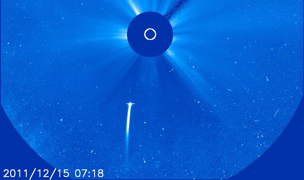 Komet C/2011 W3 Lovejoy in Sonnennähe
