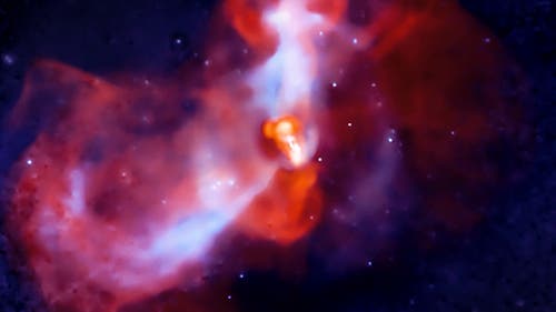 Die Galaxie Messier 87 im Röntgenlicht und Radiowellen