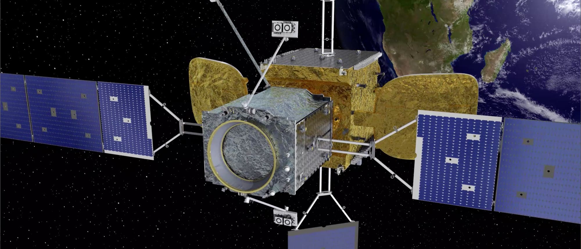 Das Mission Extension Vehicle der Firma Northrop Grumman Das Mission Extension Vehicle der Firma Northrop Grumman