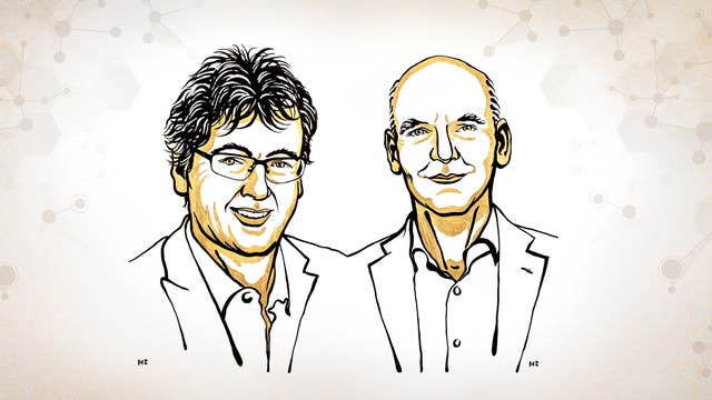 David W.C. MacMillan (links) und Benjamin List sind die Nobelpreisträger für Chemie 2021.