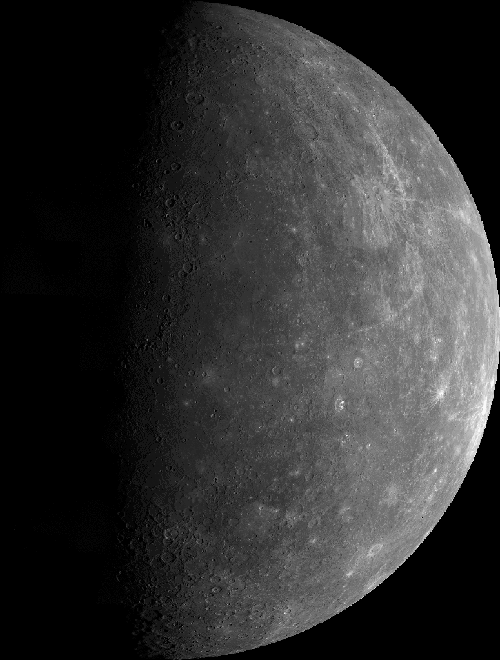 Merkur im Blick von Mariner-10