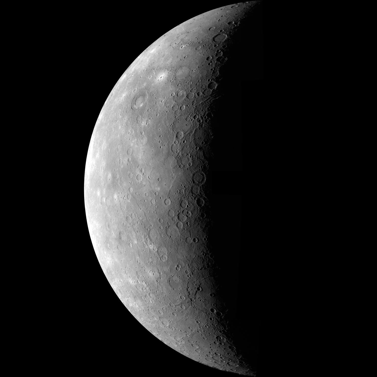 Die Oberfläche von Merkur