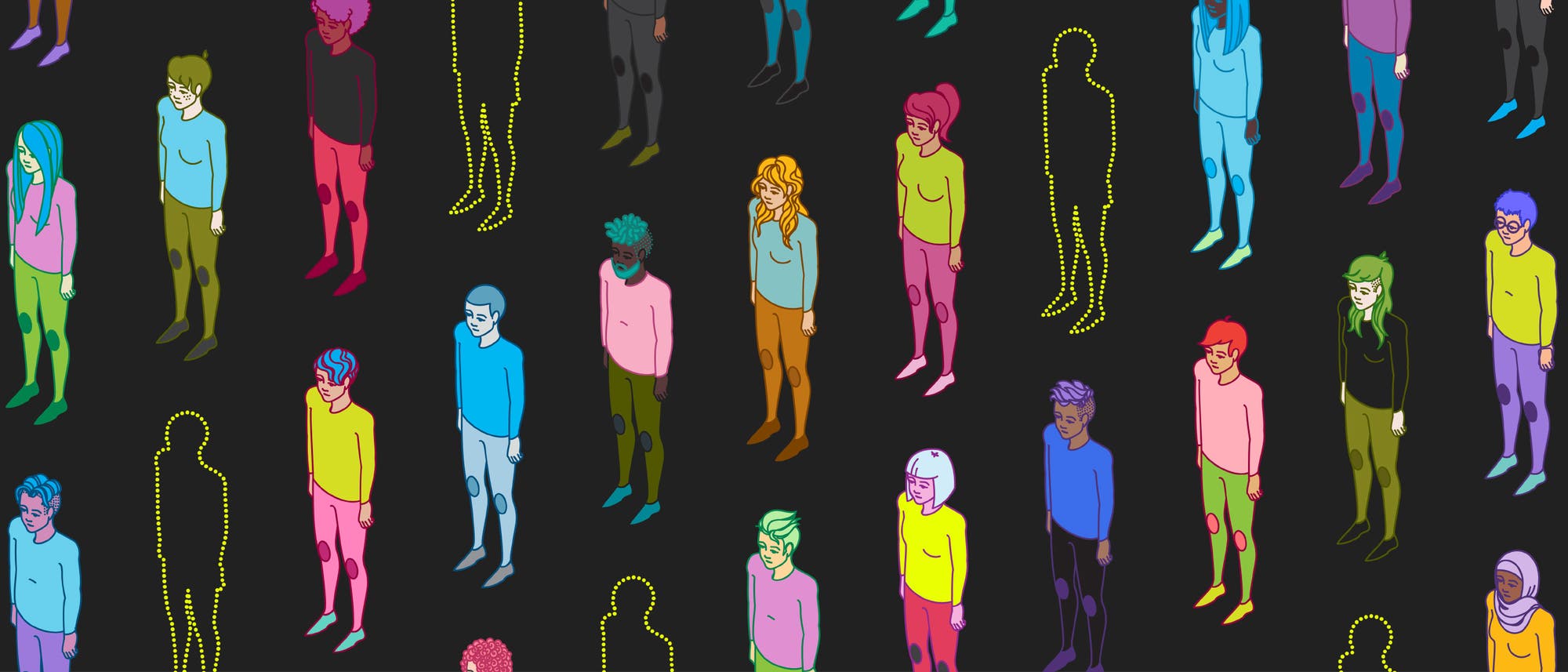 Menschen sind bunt gemischte Mutanten Menschen sind bunt gemischte Mutanten