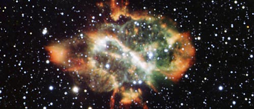 Der Planetarische Nebel NGC 5189 im Sternbild Fliege Der Planetarische Nebel NGC 5189 im Sternbild Fliege