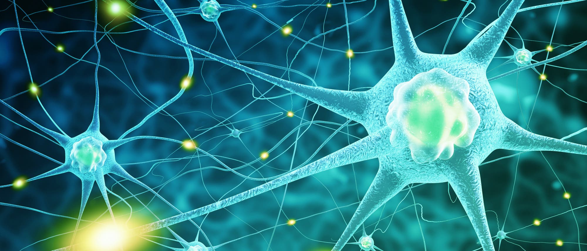 Neuron feuert Neuron feuert