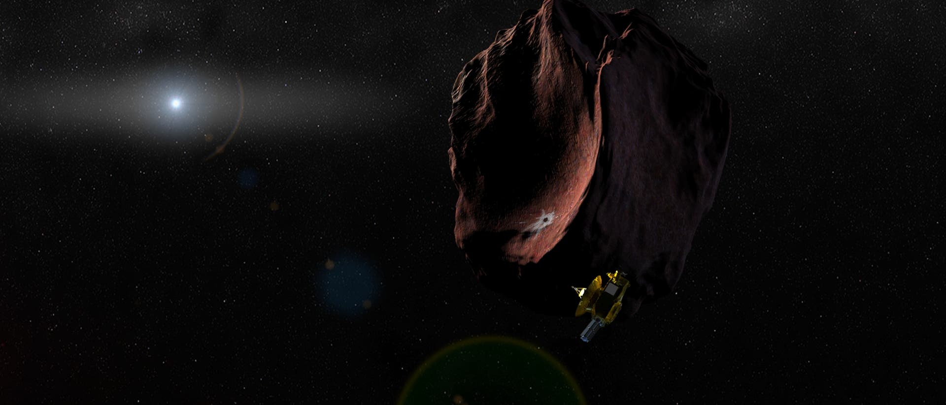 New Horizons im Umfeld von 2014 MU69 New Horizons im Umfeld von 2014 MU69