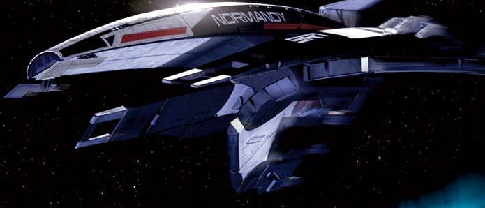 Die Normandy aus »Mass Effect« Die Normandy aus »Mass Effect«